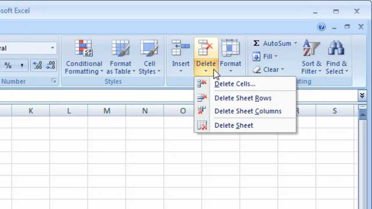 how to remove empty rows in excel 2011 for mac